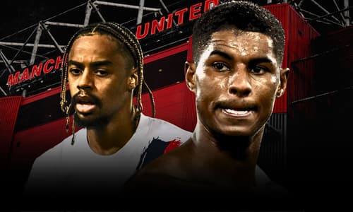 Marcus Rashford, Bradley Barcola, Man Utd