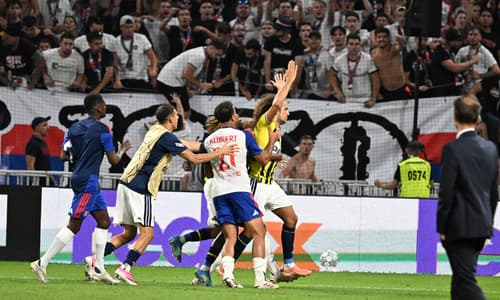 Matteo Guendouzi, Fenerbahce vs Lyon brawl