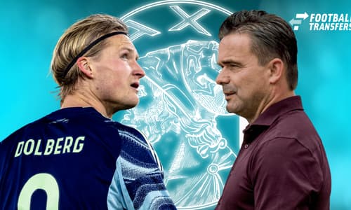 Kasper Dolberg, Marc Overmars, Ajax