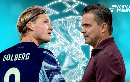 Kasper Dolberg, Marc Overmars, Ajax