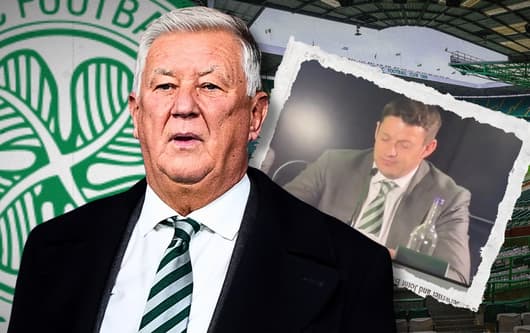 Celtic chairman Peter Lawwell, Ross Desmond