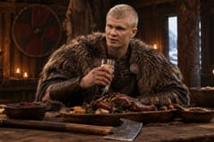 Erling Haaland, viking life