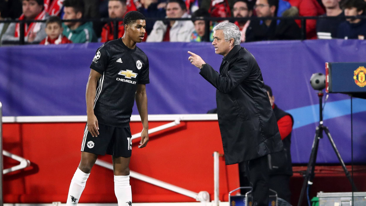 Marcus Rashford Jose Mourinho