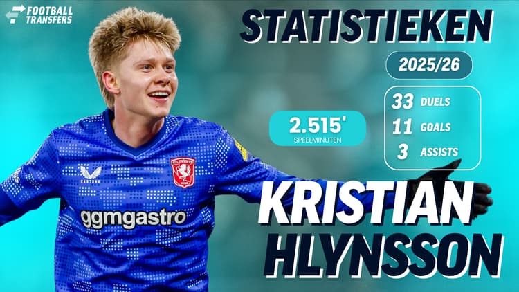 Kristian Hlynsson is dit seizoen goud waard voor FC Twente.