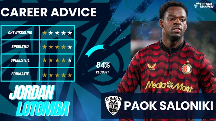 Jordan Lotomba, Career Advice, PAOK