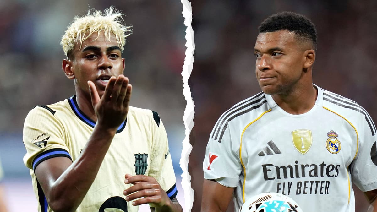 Lamine Yamal, Kylian Mbappe, Barcelona, Real Madrid
