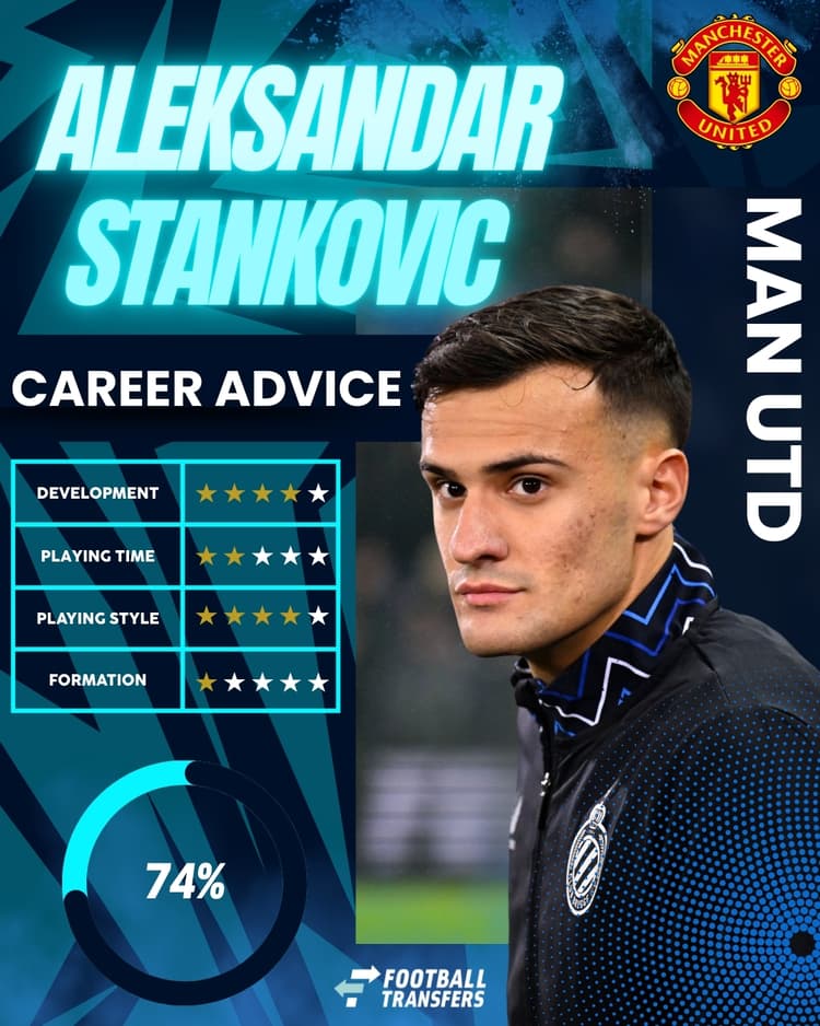 Aleksandar Stankovic, Man Utd career advice