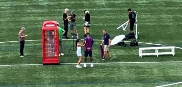 Marcus Rashford has been spotted filming his announcement video