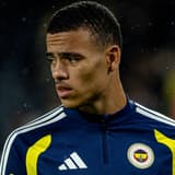 ISTANBUL, TURKEY - OCTOBER 17: Mason Greenwood of Fenerbahce warms up prior to the Trendyol Super League 8th week match between Fenerbahce SK and Corendon Alanyaspor at Chobani Stadium Fenerbahce Sukru Saracoglu Complex on October 17, 2026 in Istanb...