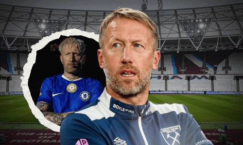 Graham Potter, West Ham, face swap