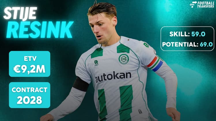 De ETV, Skill-rating en contractduur van Stije Resink.