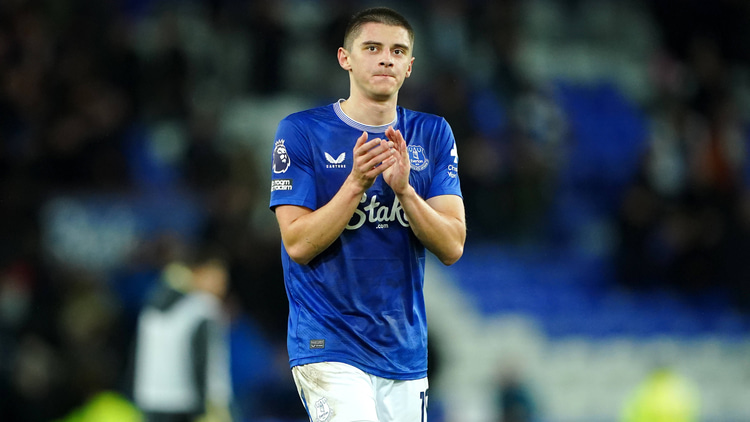 Vitaly Mykolenko is in the final year of his contract at Everton.