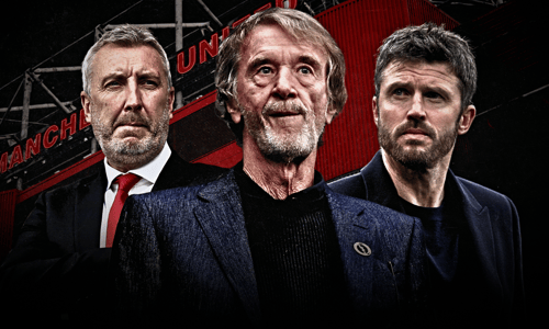 Jason Wilcox, Sir Jim Ratcliffe, Michael Carrick, Man Utd