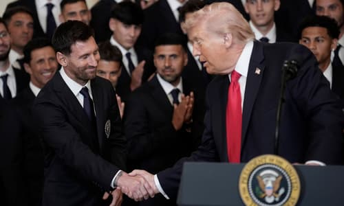 Lionel Messi, Donald Trump