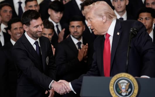 Lionel Messi, Donald Trump
