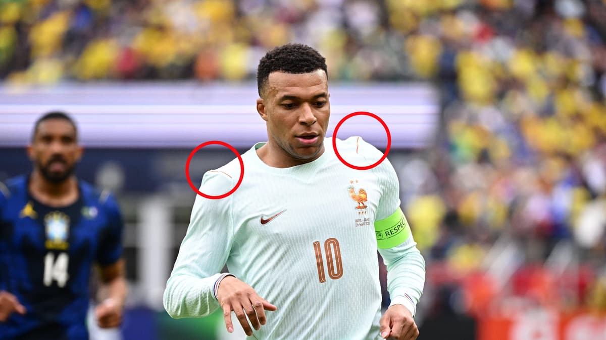 Kylian Mbappe, Nike shirt flaw