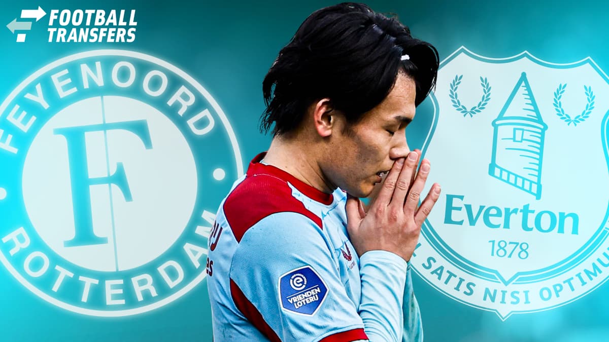 Ayase Ueda, Feyenoord, Everton