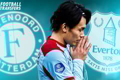 Ayase Ueda, Feyenoord, Everton