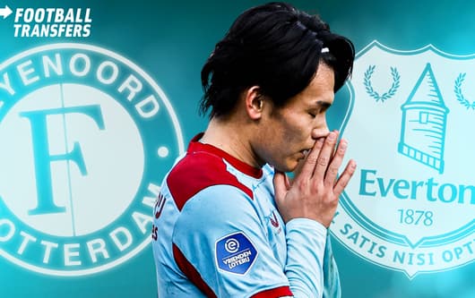 Ayase Ueda, Feyenoord, Everton