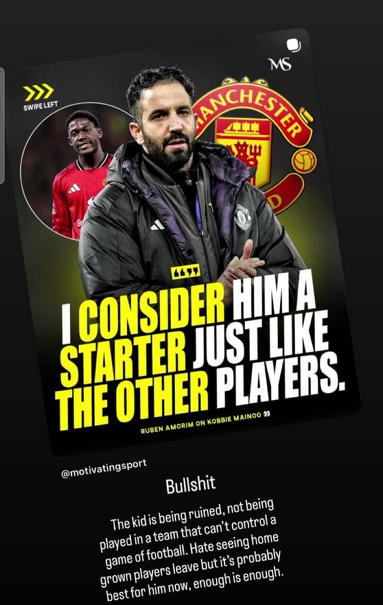 Paul Scholes on Ruben Amorim's Kobbie Mainoo stance