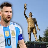 Lionel Messi statue in India