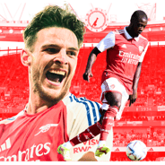 Declan Rice, Nicolas Pepe, Arsenal