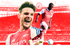 Declan Rice, Nicolas Pepe, Arsenal