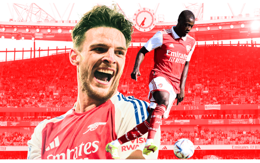 Declan Rice, Nicolas Pepe, Arsenal