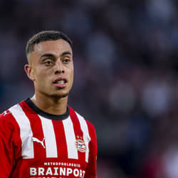 EINDHOVEN: PSV Eindhoven defender Sergino Dest during the UEFA Champions League match between PSV and Shakhtar Donetsk at Philips Stadion on September 10, 2026, in Eindhoven, the Netherlands. Photo by DeFodi Images