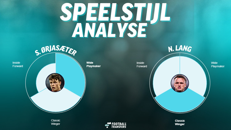 De speelstijlen van Sondre Ørjasæter en Noa Lang.
