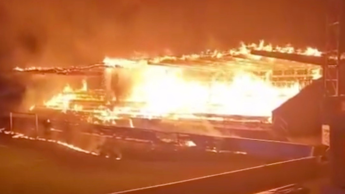 FC Haka fire