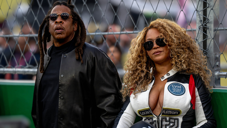 Jay-Z, the chairman of Roc Nation, and wife Beyonce