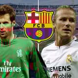 Petr Cech, David Beckham, Barcelona