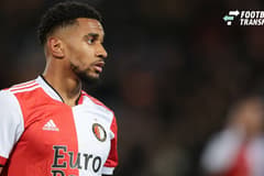 ROTTERDAM Reiss Nelson of Feyenoord during the Dutch Eredivisie match between Feyenoord and Willem II at Feyenoord Stadium de Kuip on April 2, 2022 in Rotterdam, Netherlands ANP JEROEN PUTMANS Dutch Eredivisie 2021 2022 xVIxANPxSportx xxANPxIVx 4464...