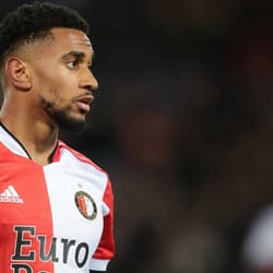 ROTTERDAM Reiss Nelson of Feyenoord during the Dutch Eredivisie match between Feyenoord and Willem II at Feyenoord Stadium de Kuip on April 2, 2022 in Rotterdam, Netherlands ANP JEROEN PUTMANS Dutch Eredivisie 2021 2022 xVIxANPxSportx xxANPxIVx 4464...