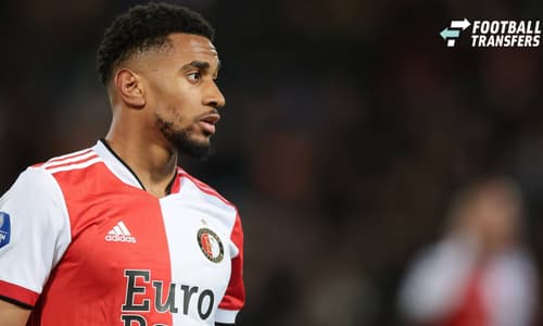 ROTTERDAM Reiss Nelson of Feyenoord during the Dutch Eredivisie match between Feyenoord and Willem II at Feyenoord Stadium de Kuip on April 2, 2022 in Rotterdam, Netherlands ANP JEROEN PUTMANS Dutch Eredivisie 2021 2022 xVIxANPxSportx xxANPxIVx 4464...