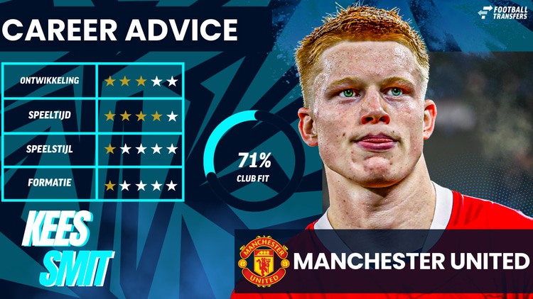 Manchester United is duidelijk niet de ideale club voor Kees Smit.