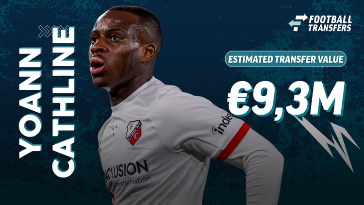 De Estimated Transfer Value (ETV) van Yoann Cathline.