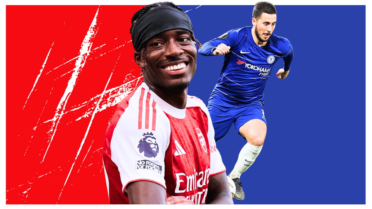 Noni Madueke, Eden Hazard