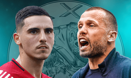 Oscar Gloukh en John Heitinga