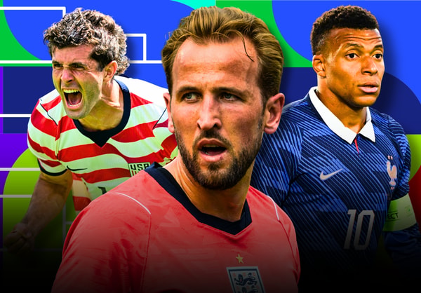 Harry Kane, Christian Pulisic, Kylian Mbappe, World Cup