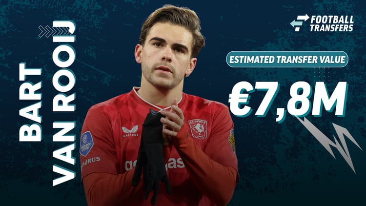 De Estimated Transfer Value (ETV) van Bart van Rooij.