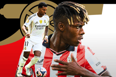Nico Williams, Rodrygo, Arsenal