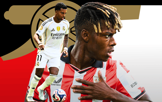 Nico Williams, Rodrygo, Arsenal