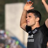 Como 1907 v Sassuolo - Serie A - Season 2026-2027 Como, Italy, 24th October 2026. Anastasios Douvikas of Como 1907 celebrates after scoring to give the side a 1-0 lead during the Como 1907 vs Sassuolo Serie A match at Stadio Giuseppe Sinigaglia, Com...