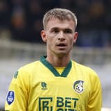 2025-02-09 Fortuna Sittard v AFC Ajax - Dutch Eredivisie SITTARD , NETHERLANDS - FEBRUARY 9: Daley Sinkgraven of Fortuna Sittard looks on during the Dutch Eredivisie match between Fortuna Sittard and AFC Ajax at Fortuna Sittard Stadion on February 9...