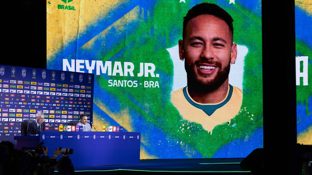 Carlo Ancelotti names Neymar in Brazil's World Cup squad