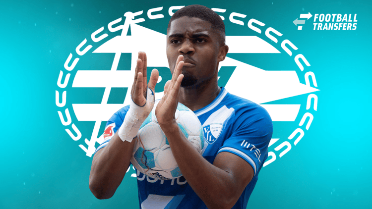 Myron Boadu kwam als nieuwe spits naar PSV