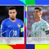 Cristiano Ronaldo, Kylian Mbappe, World Cup