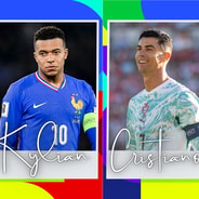 Cristiano Ronaldo, Kylian Mbappe, World Cup